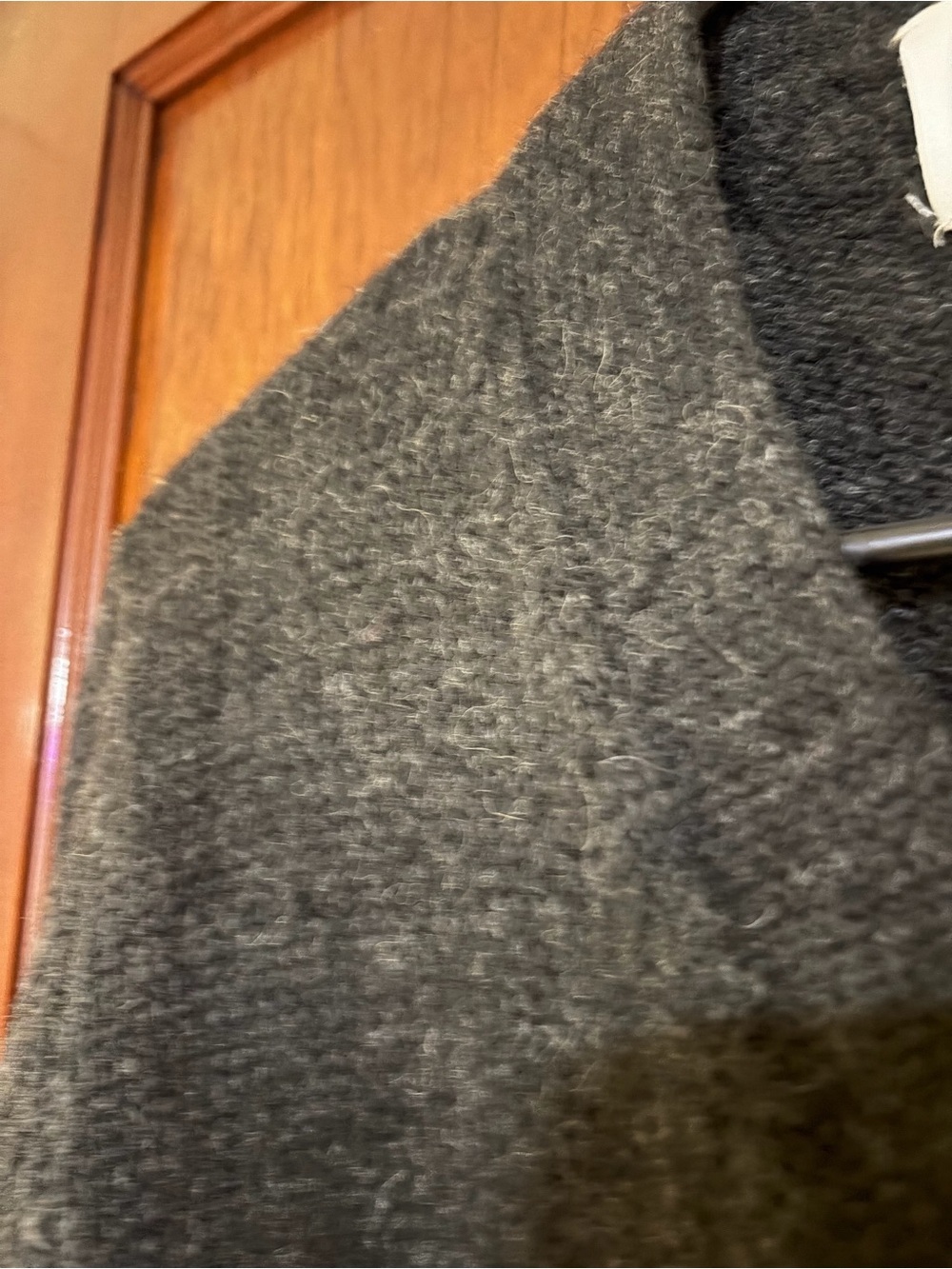 Corridor Charcoal Gray Men's Shawl-Collar Cardigan - Picture 3 of 7